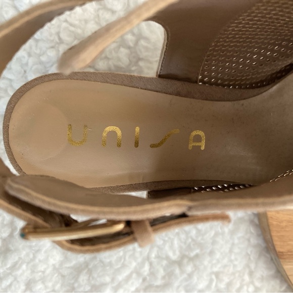 Unisa Unipalo women’s mesh block heel booties sandals, size 8.5 - Picture 8 of 10